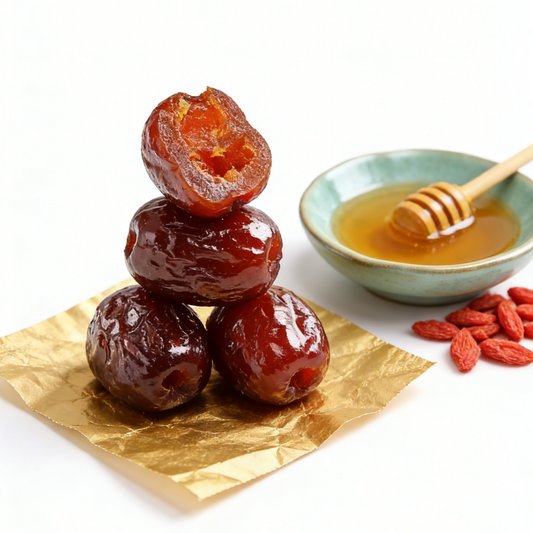 1.13LB/1bag Ejiao Candied Dates,A Traditional Chinese Health Treat, Sweet, Chewy & Nutritious, Perfect for Wellness Gifting or Self-Care Snacking