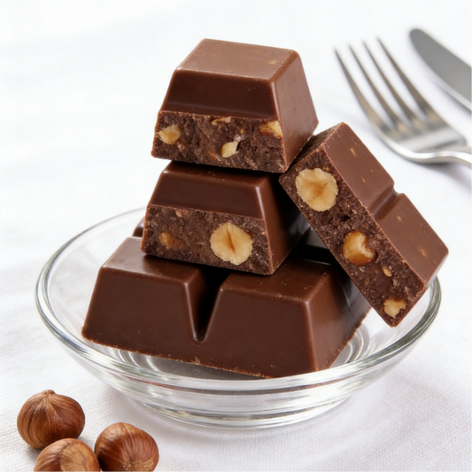 1.12LB(Includes 10 packages) Western Restaurant Nut Chocolate Silky Milk Flavor,Party Snacks