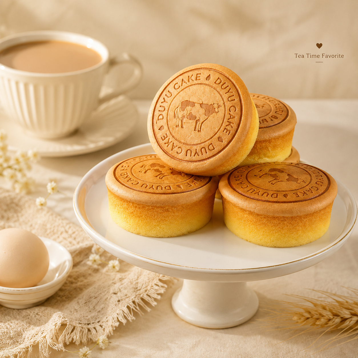 Rich Milk Custard Filled Cream Cakes - 5.3 lbs Mega Stock-Up Bulk Pack, Fluffy Soft Sponge Pastries, 36 Packs