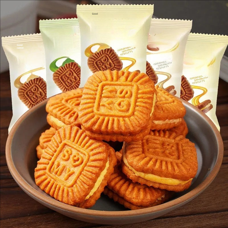 10.43oz/1bag Caramel Filled Cookies