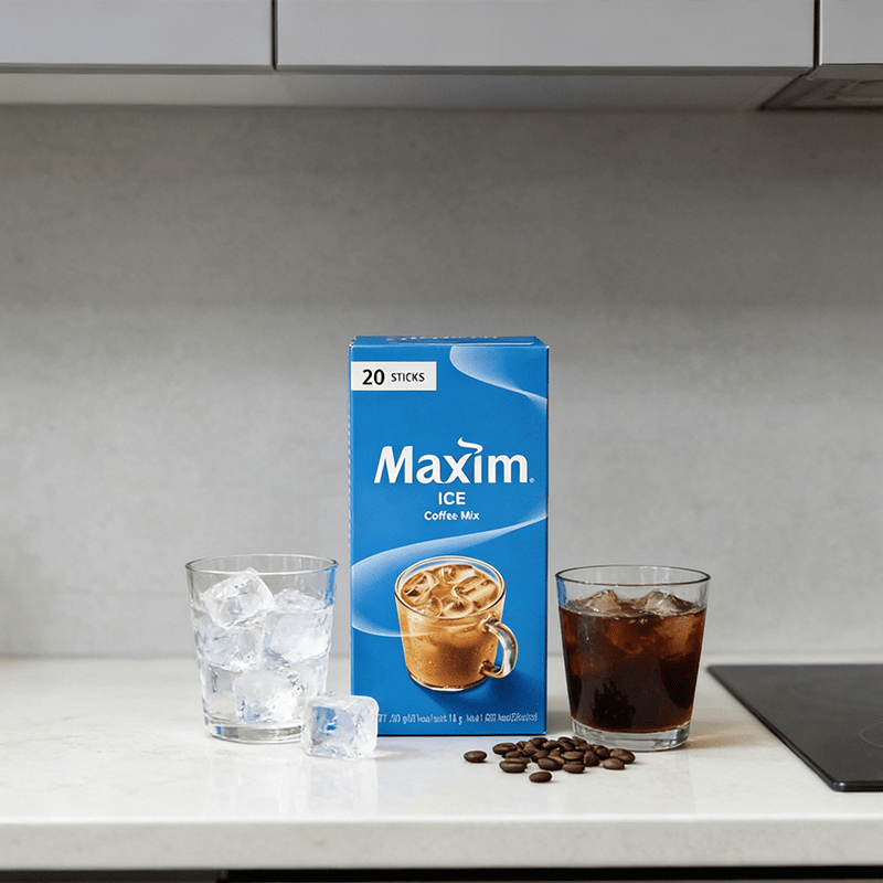 7.05 oz（1Boxed）Maxim ICE Coffee Mix（Ice coffee mix instant coffee）,Christmas Gifts