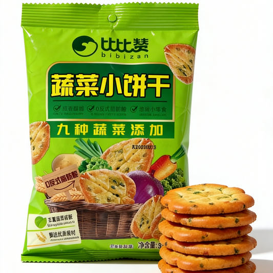6.35oz/1bag Vegetable Crackers