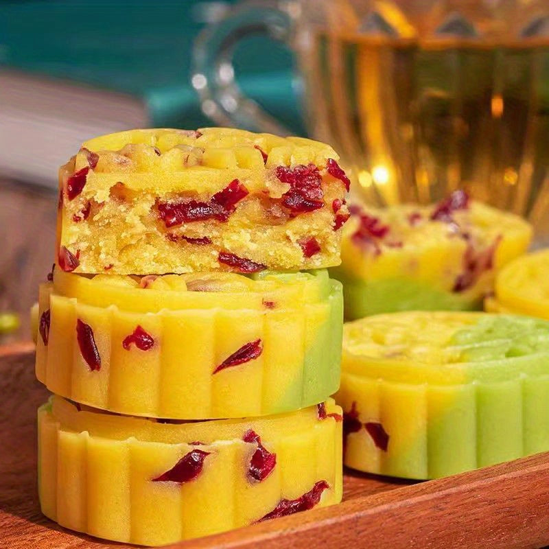 11.09oz(Includes ten packages) Cranberry flavor smoothie Bean paste cake,Party Snacks