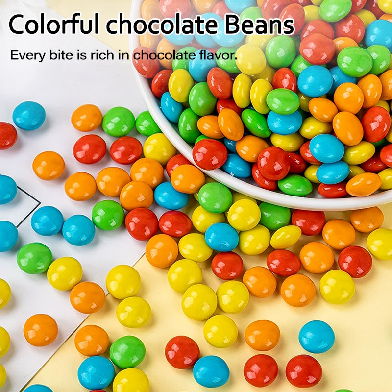 Colorful Chocolate Beans Festive Outfit Lightly Sweet Cocoa×Colorful Series Individually packaged to lock in the childlike universe