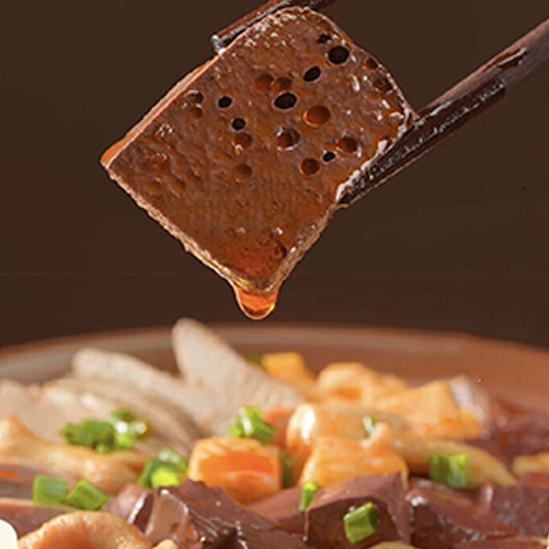 6.38oz（1Bags）Nanjing Street Food Duck Blood Vermicelli Soup,Christmas Gifts，Christmas Snacks，New Year Snacks，Party Snacks