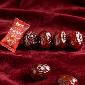 1.13LB/1bag Ejiao Candied Dates,A Traditional Chinese Health Treat, Sweet, Chewy & Nutritious, Perfect for Wellness Gifting or Self-Care Snacking