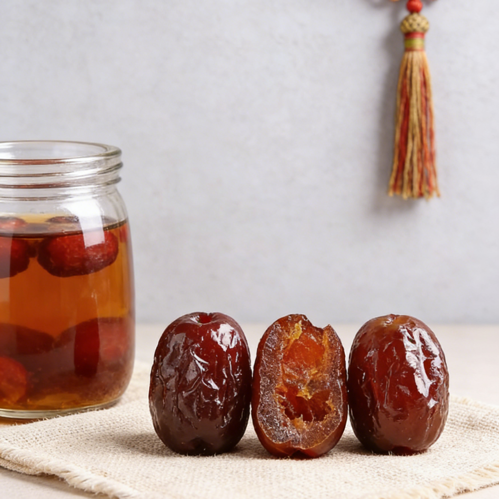 1.13LB/1bag Ejiao Candied Dates,A Traditional Chinese Health Treat, Sweet, Chewy & Nutritious, Perfect for Wellness Gifting or Self-Care Snacking