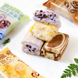 1.2LB/Explosive Pop Beads Toast Mixed Flavors,Fun Popping Boba & Topping on Soft Toast, Bursting with Fruity Juices in Assorted Flavors, A Surprising & Playful Snack for Kids and the Young at Heart