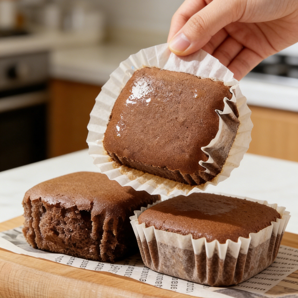 11.32oz/1bag(Includes 6 packages) Chocolate Flavored Water Milk Cake,Luxurious Cake Made with Rich Water Buffalo Milk & Cocoa, Incredibly Moist & Smooth, Indulgent Gourmet Dessert