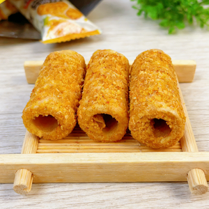 7.95oz/1bag Coconut Yellow Crispy Rolls,Light & Crispy Fried Roll Pastry Infused with Coconut Flavor, Sweet, Fragrant & Addictively Crunchy, Tropical Snack Perfect for Tea Time or a Sweet Craving