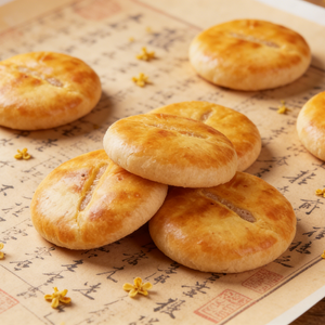 11.4oz/1bag (Includes 12 packages) Wife's Cake,Traditional Chinese Pastry,Classic Cantonese Snack Perfect for Tea Pairing, Gifting, and Family Sharing