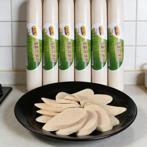 14.11oz/1bag Seafood Sausage,Savory Sausage Made with Select Fish & Seafood, Versatile for Instant Noodles, Hot Pot, Breakfast, or a Protein-Rich Snack