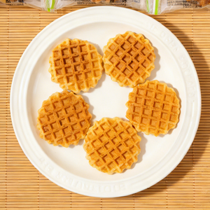 8.51oz/1bag(Includes 8 packages) Egg yolk pancake,Crumbly & Rich Shortbread Texture, Irresistibly Salty-Sweet Snack Perfect with Tea or as a Gift