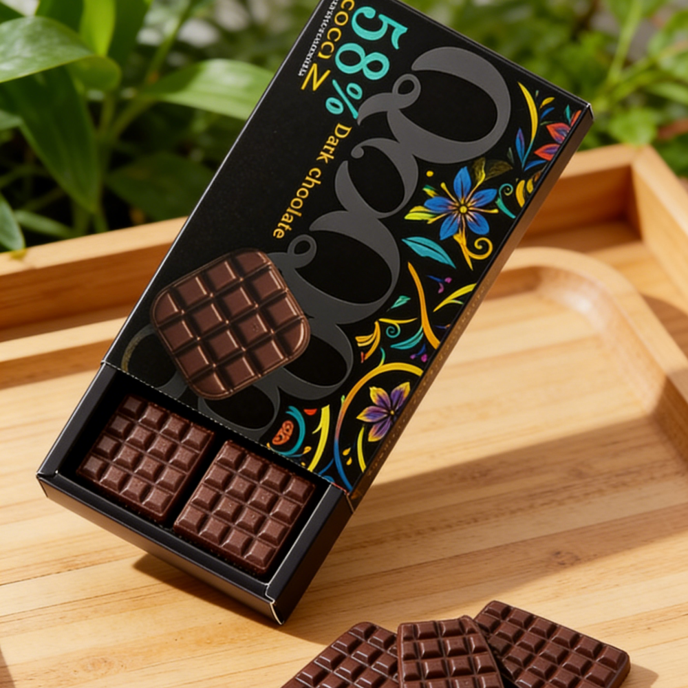 5.49oz/1boxed Three Squirrels Chocolate - Assorted Premium Chocolates in a Gift Box, Smooth Melting & Richly Flavored, Perfect Deluxe Treat for Sharing, Gifting, or Personal Indulgence