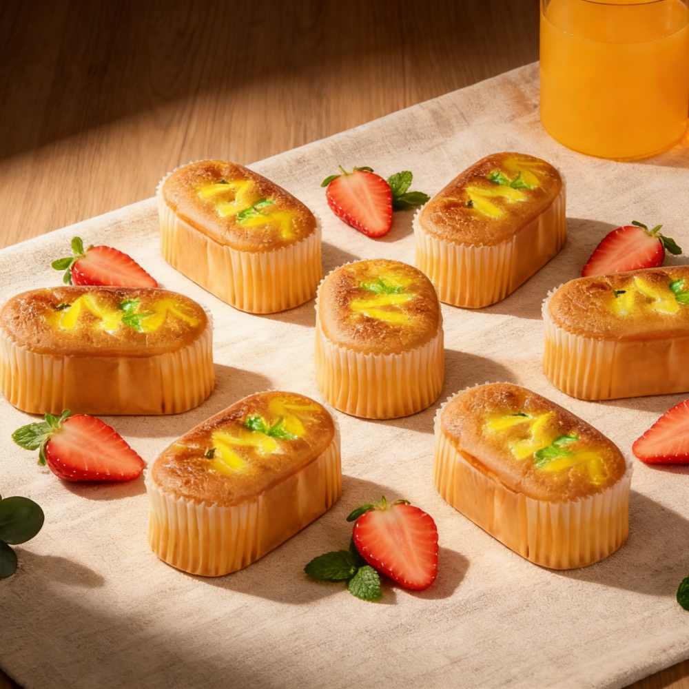 1.1LB/1bag(Includes 6 packages) [Guadingding] Super Soft Sandwich Cake, Incredibly Cloud-Like Soft Cake Layers with Light Cream Filling,Perfect Indulgent Treat for Dessert or Snack Cravings