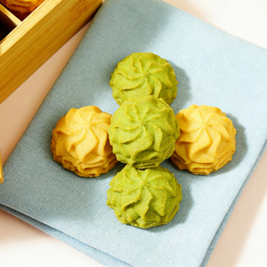 10.58oz/1bag Little Flower Cookies（Original Flavor+Matcha flavor）