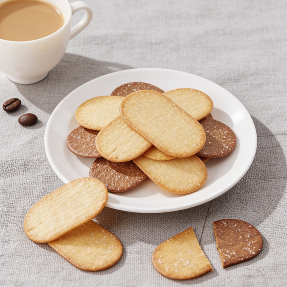 9.88oz/1 boxed(Includes 12 packages) Coconut Milk Crispy Cookies,Party Snacks