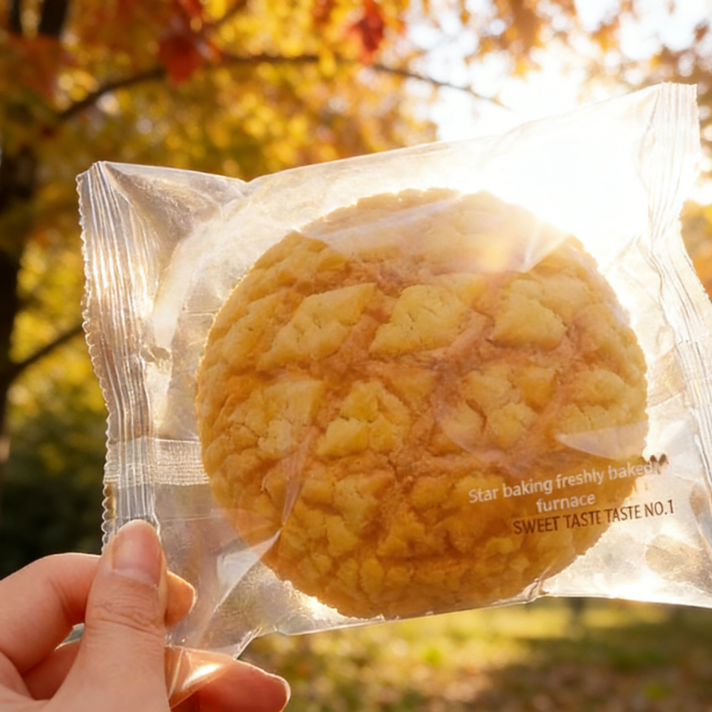 15.81oz/1bag [MaiShi Du] Hong Kong Style Pineapple Bun,Classic Pineapple-Topped Bun with Crispy, Sweet Crust & Soft Milk Bread, Authentic Bakery Treat for Breakfast or Tea