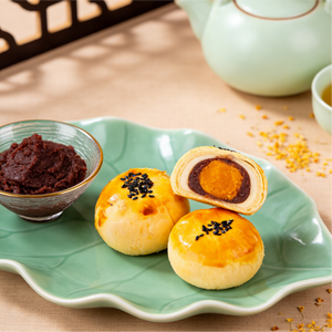 14.02oz/1bad(Includes 6 packages),Snowy Mooncake Salted Egg Yolk Pastry