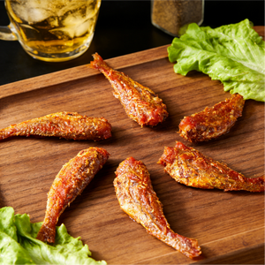 6.89oz/1bag [Juchunyuan] BBQ Spicy Small Yellow Fish