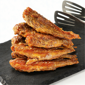 6.89oz/1bag [Juchunyuan] BBQ Spicy Small Yellow Fish