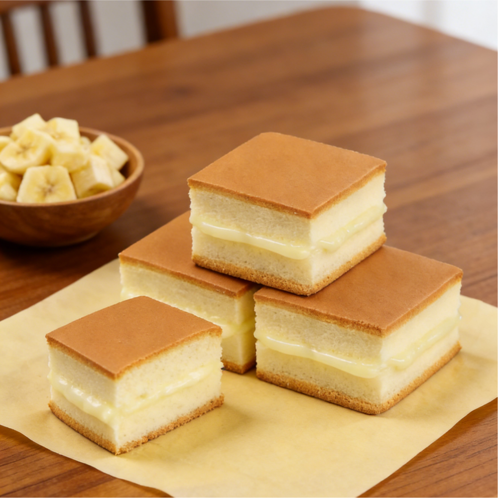 11.96oz(Includes ten packages) Banana Milk Flavored Cake,Party Snacks