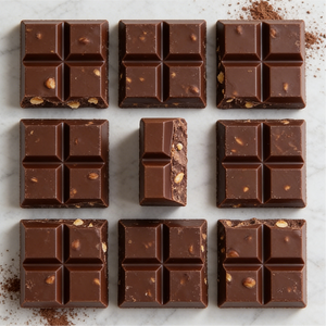 1.12LB(Includes 10 packages) Western Restaurant Nut Chocolate Silky Milk Flavor,Party Snacks