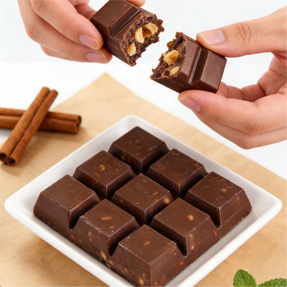 1.12LB(Includes 10 packages) Western Restaurant Nut Chocolate Silky Milk Flavor,Party Snacks