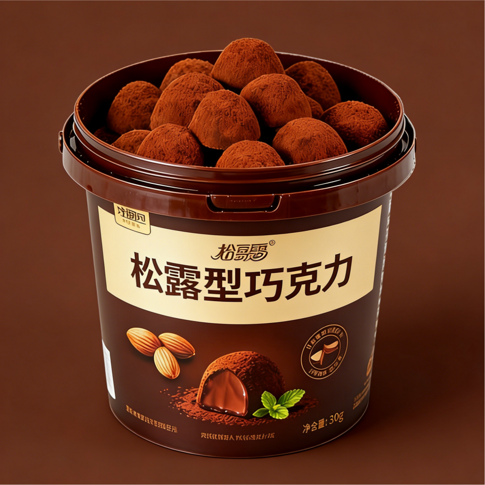 4.23oz/1bag Truffle-shaped cocoa butter substitute chocolate,Party Snacks