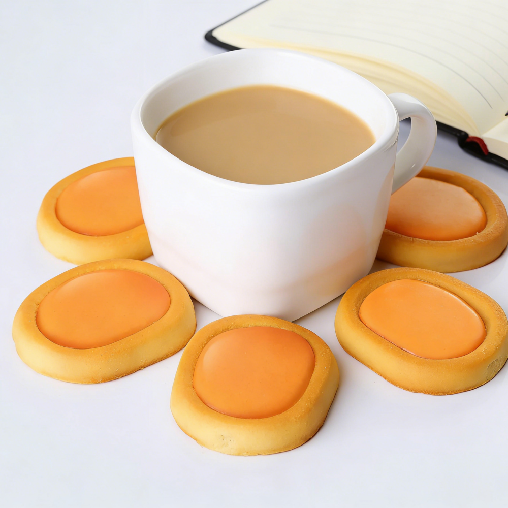 Soft Tart Cookies-Creamy Cheese Center&Dark Chocolate Center, Buttery & Crumbly,2.15oz