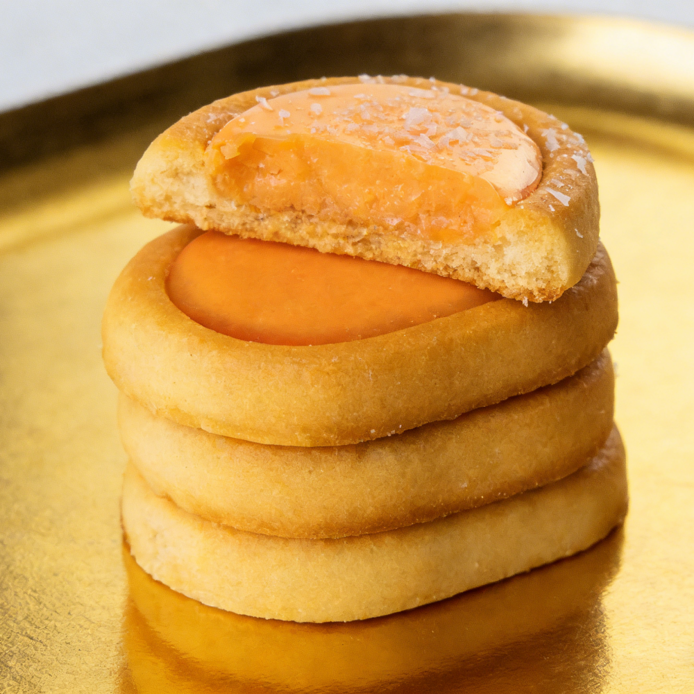 Soft Tart Cookies-Creamy Cheese Center&Dark Chocolate Center, Buttery & Crumbly,2.15oz