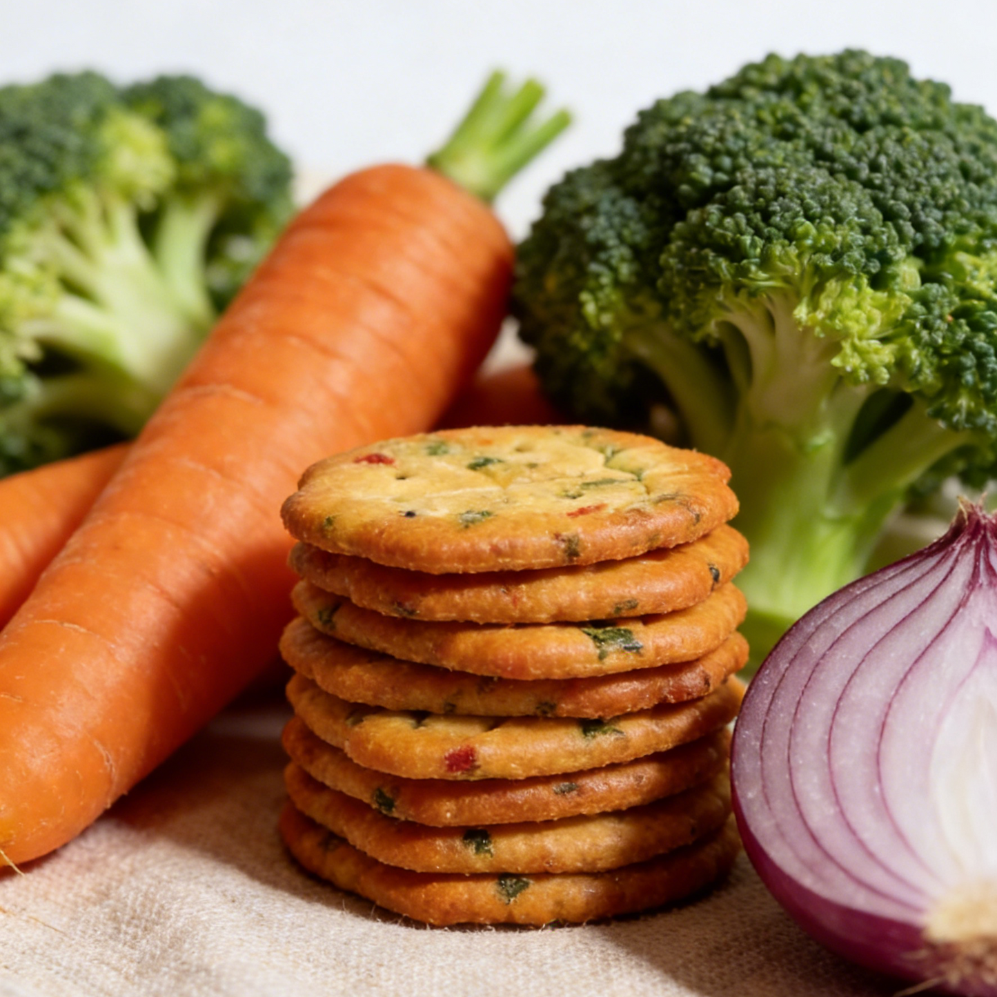6.35oz/1bag Vegetable Crackers