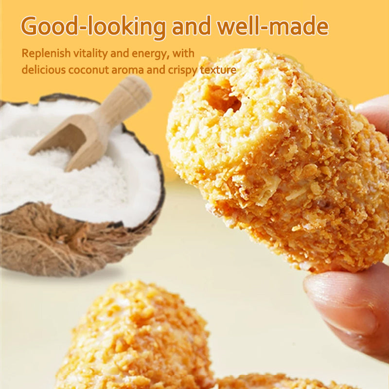 7.95oz/1bag Coconut Yellow Crispy Rolls