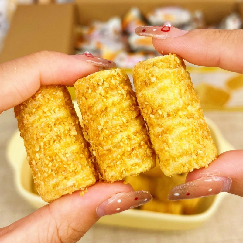 7.95oz/1bag Coconut Yellow Crispy Rolls