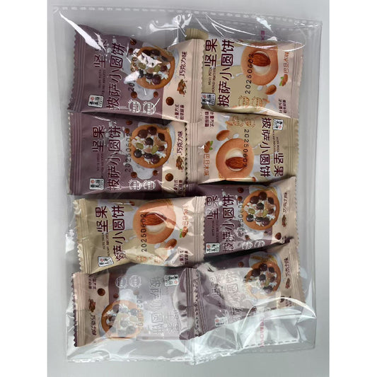 11.8oz/1bag(Includes 30 packages) Nut Pizza Round Cake