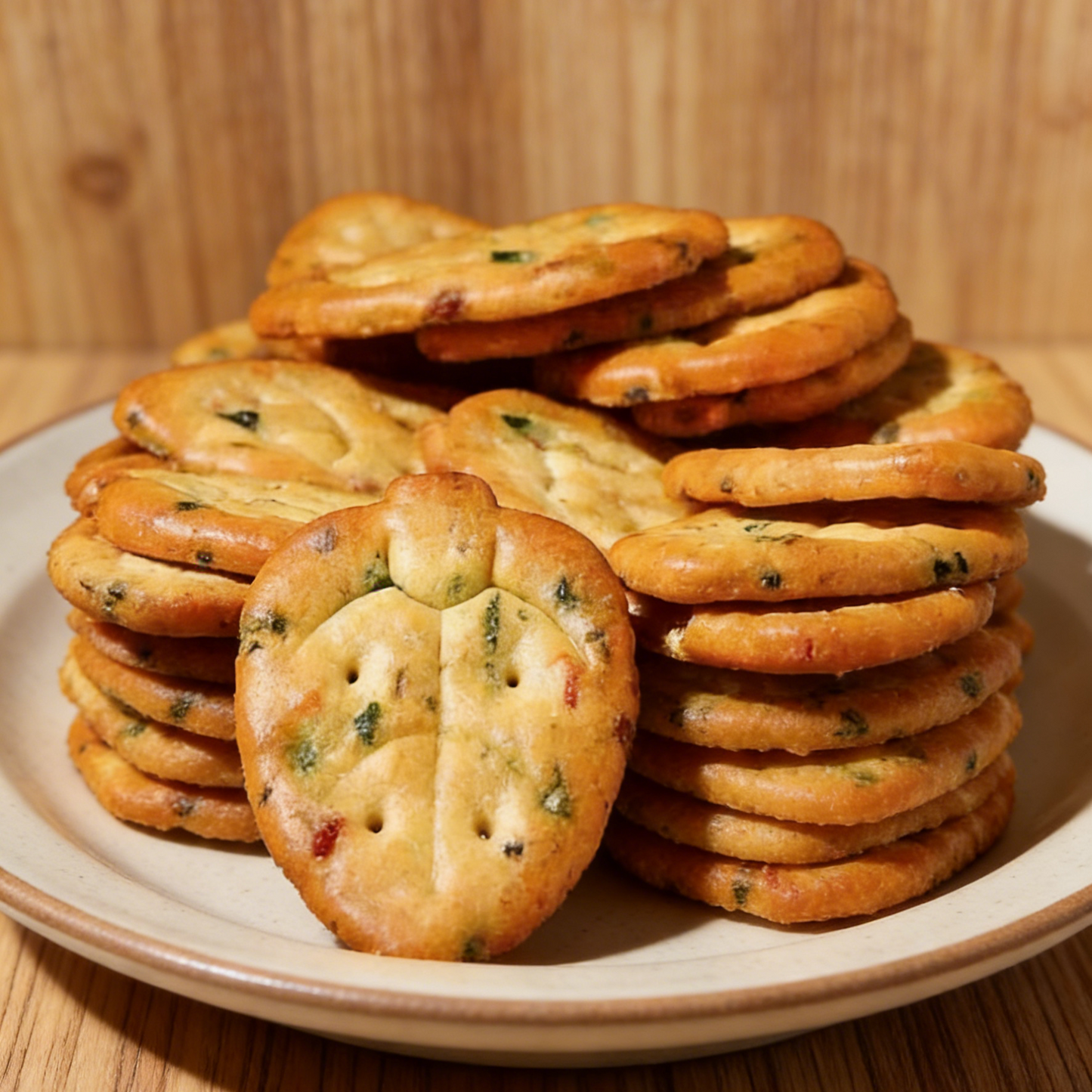 6.35oz/1bag Vegetable Crackers