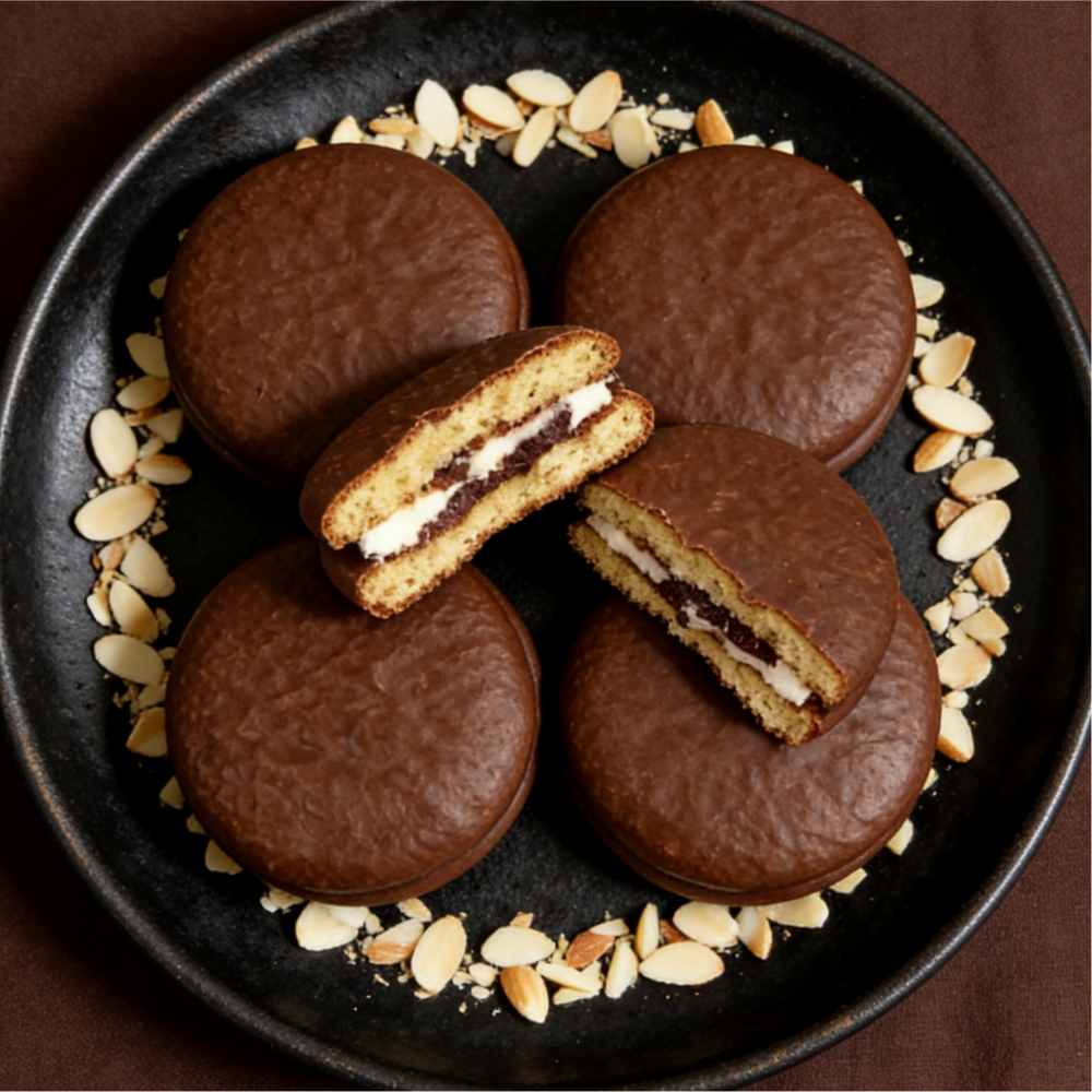 14.44oz/1bag(Includes 7 packages)Chocolate Flavored Pie，Christmas Gifts，Party Snacks