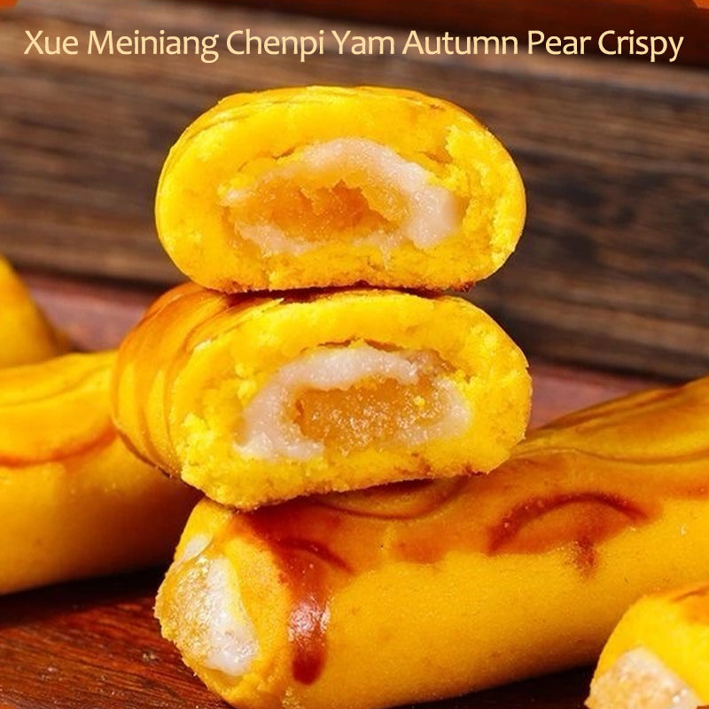 1.17LB/1bag(Includes 24 packages)[Qusihan] Xue Meiniang Chenpi Yam Autumn Pear Crispy