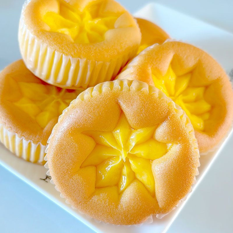 1.11LB/1bag(Includes 7 packages) Mango Flavor French Egg Tart