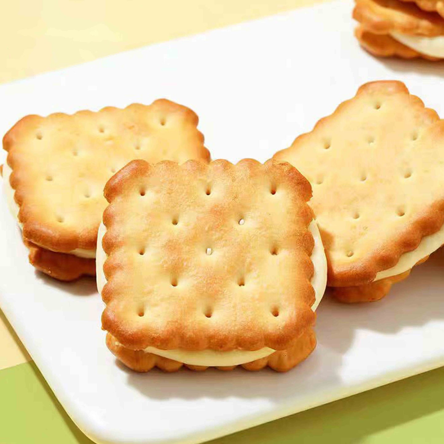 11.6oz/1bag(Includes 10 packages) [Yongdeli] Lemon Flavor Sandwich Cookies