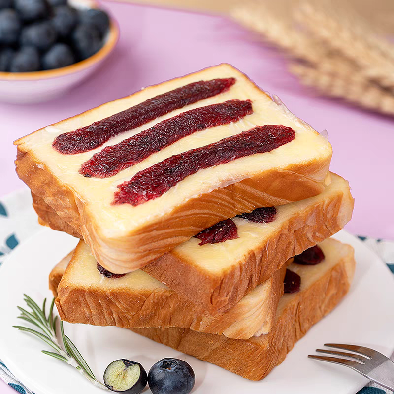 1.01LB [Squirrel Xiaobu] Milk Cap Toast,Two flavors