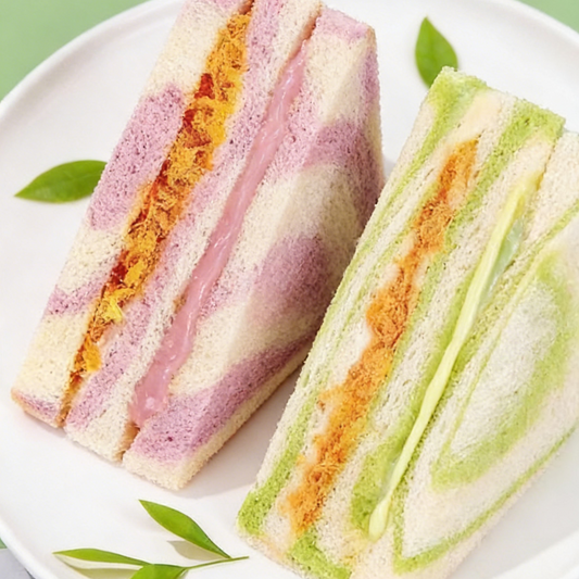 1.48LB/1bag(Includes 10 packages) Taro and Pork Floss Sandwich