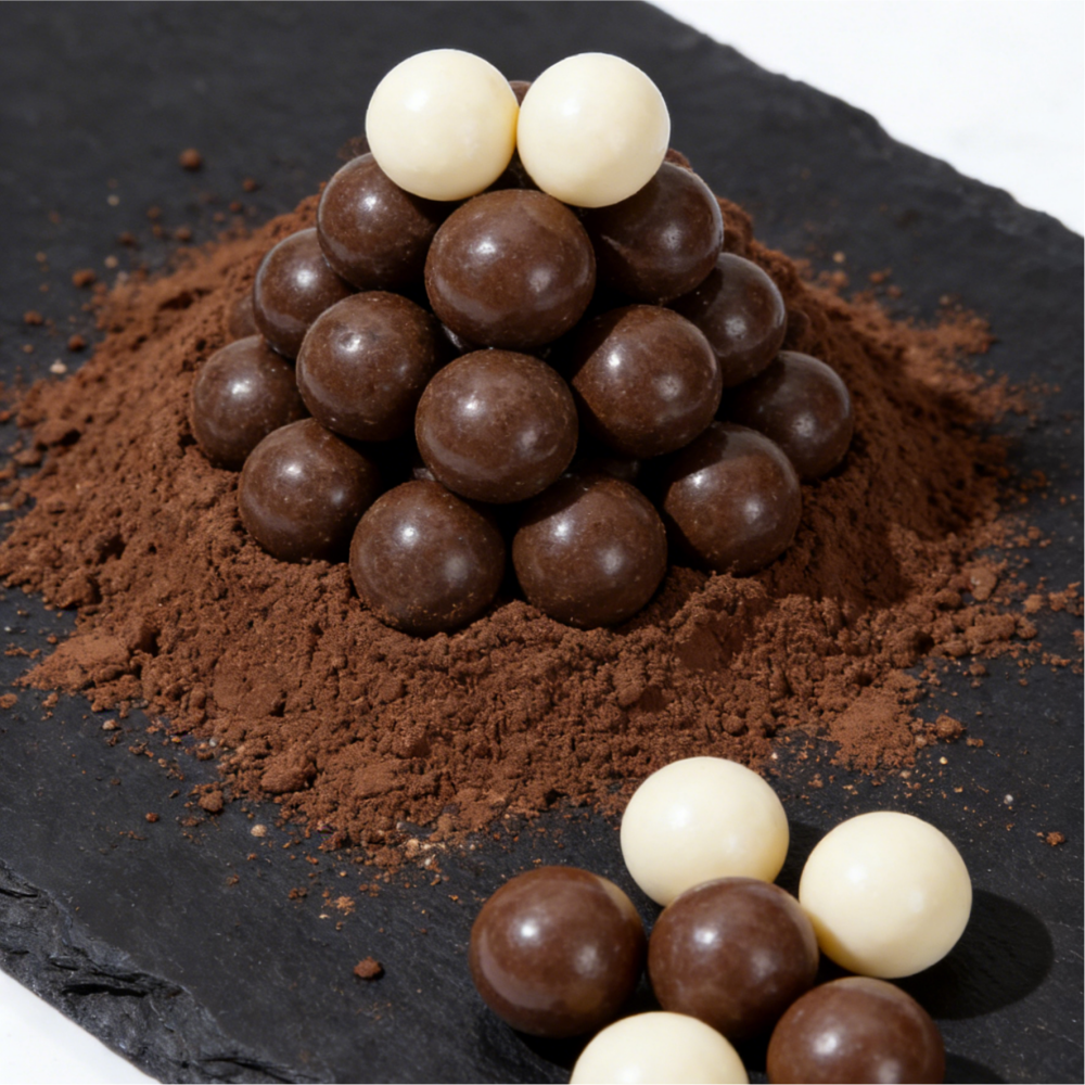 1.01LB/bag Share Panda-shaped Maltesers Chocolate Balls, Cute Panda-Shaped Chocolate Malt Balls with Crispy Centers, Fun & Crunchy, Perfect Shareable Treat for Parties, Gifts, and Chocolate Lovers of All Ages