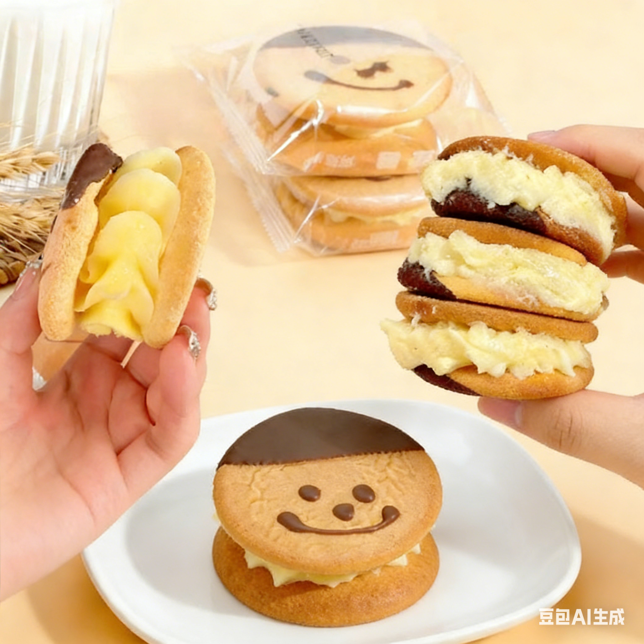 15.74oz/1bag Baby Face Cake,Chocolate Flavor,Super Moist & Velvety Mini Cakes with Rich Cocoa, Individually Wrapped for Lunch Box Treats, After-School Snacks & Sweet Cravings