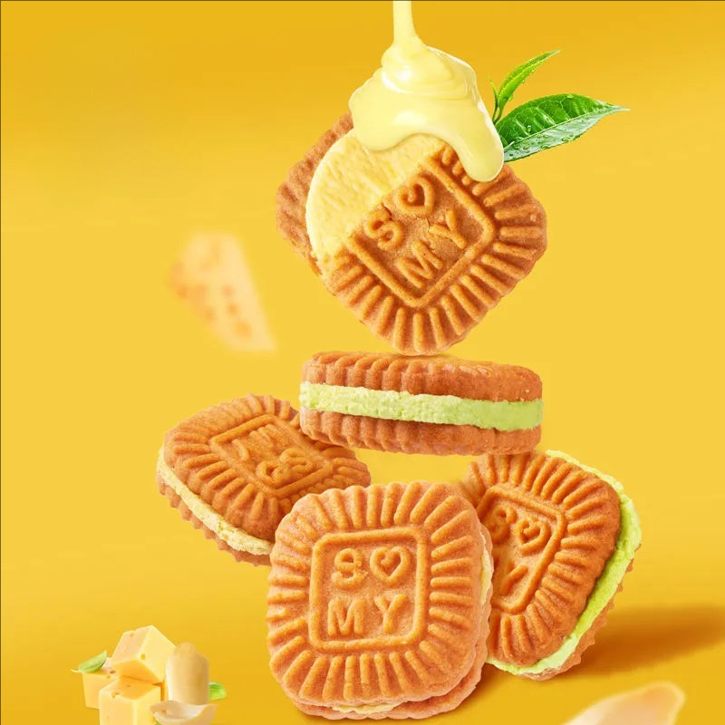 10.43oz/1bag Caramel Filled Cookies