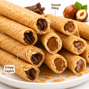 Chocolate Sandwich Rolls,Chocolate Flavor and Hazelnut Chocolate Flavor,3.57oz