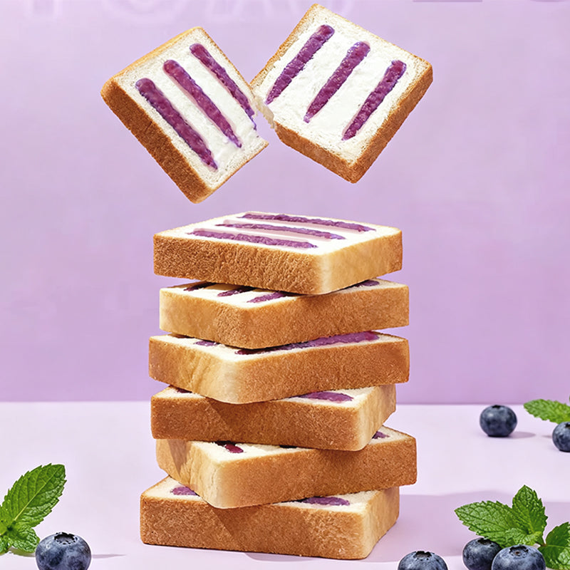 1.01LB [Squirrel Xiaobu] Milk Cap Toast,Two flavors