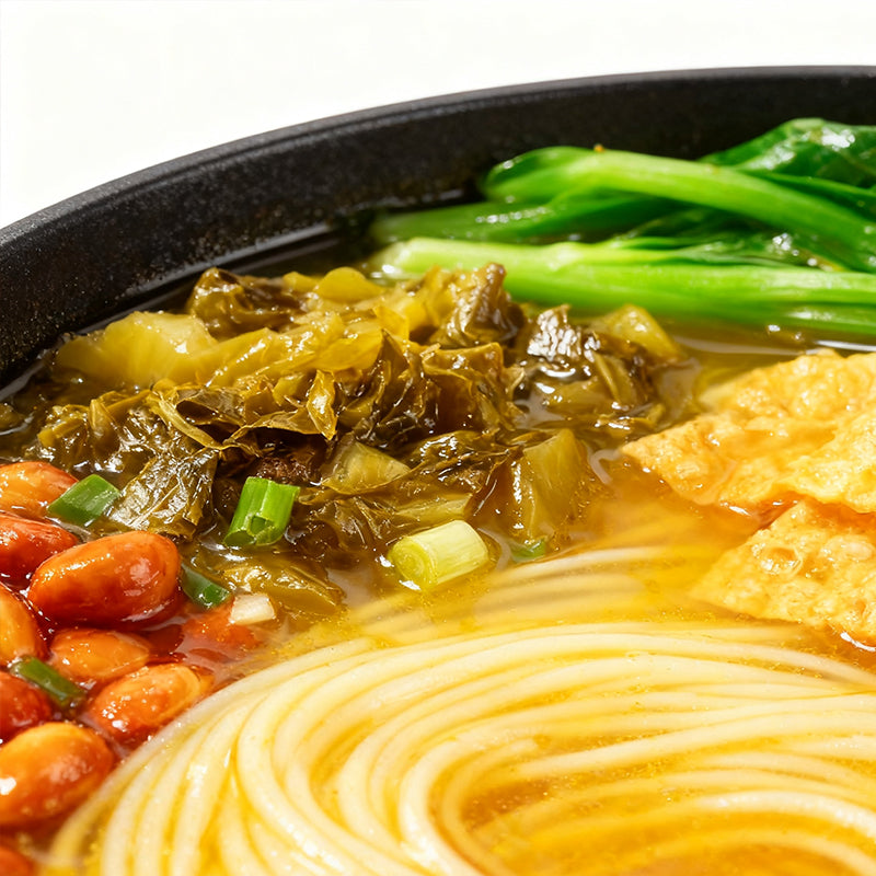 10.68oz（1Bags）Yunnan Pickled Cabbage Small Pot Rice Noodles by Dian Er Wa,Christmas Gifts，Christmas Snacks，New Year Snacks，Party Snacks