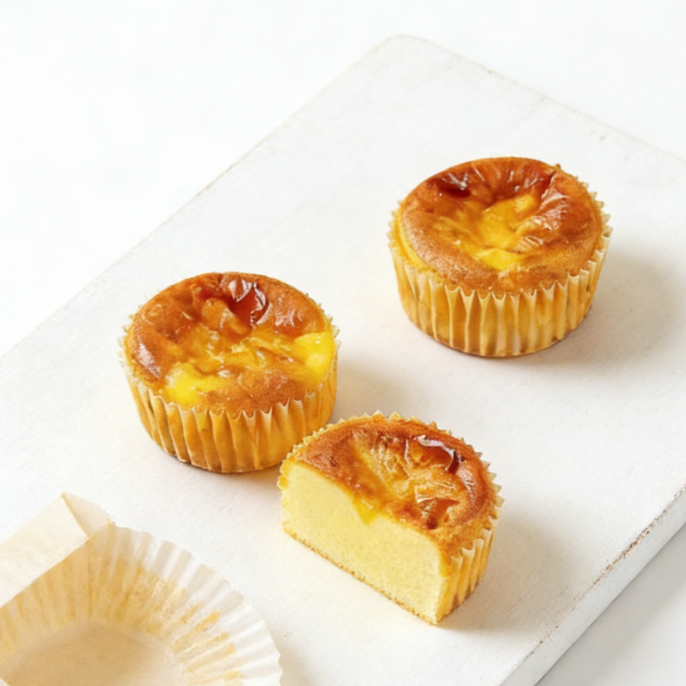 14.43oz/1bag Basque Cake Cheese Flavor,Caramelized Top & Gooey Center, Rich, Creamy & Irresistibly Decadent, Perfect Gourmet Dessert for Special Occasions