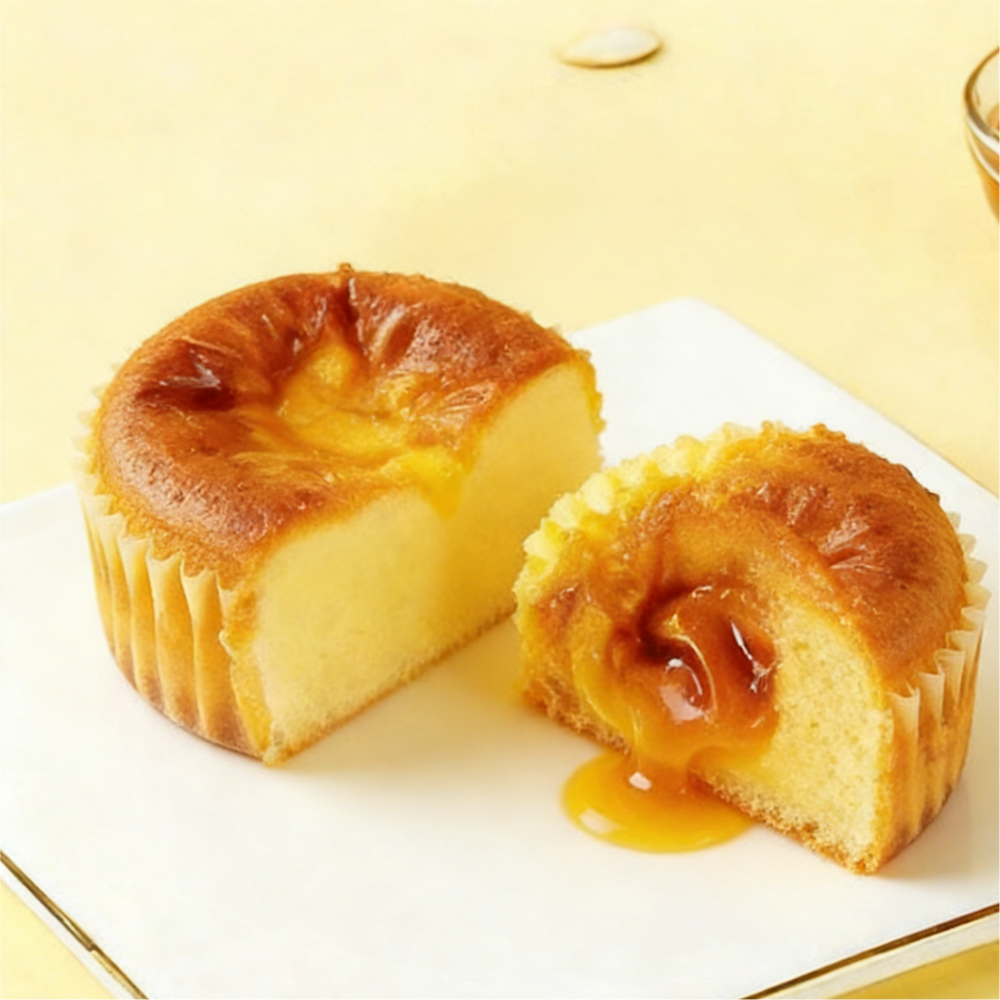 14.43oz/1bag Basque Cake Cheese Flavor,Caramelized Top & Gooey Center, Rich, Creamy & Irresistibly Decadent, Perfect Gourmet Dessert for Special Occasions